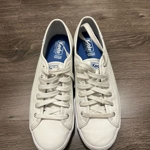 Keds Triple Kick all leather platform sneakers